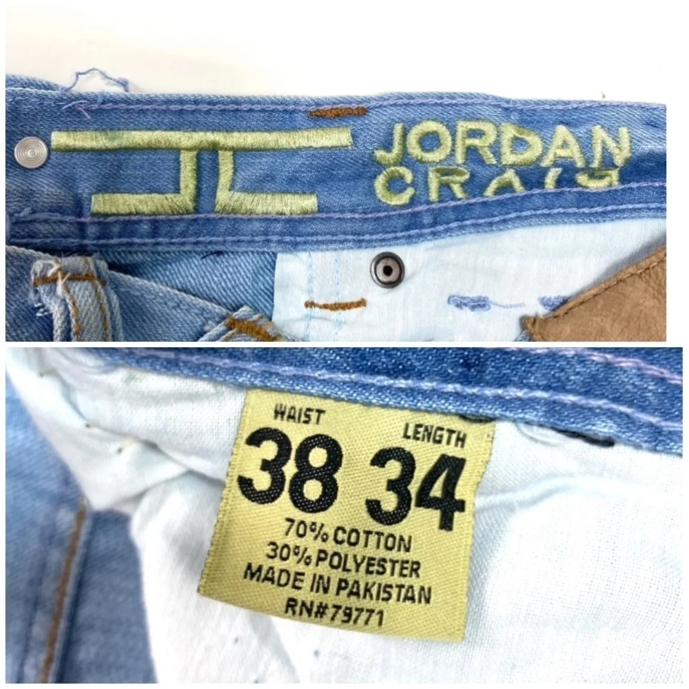 JORDAN Craig Slim Straight Jeans in Light Washed RN#79771